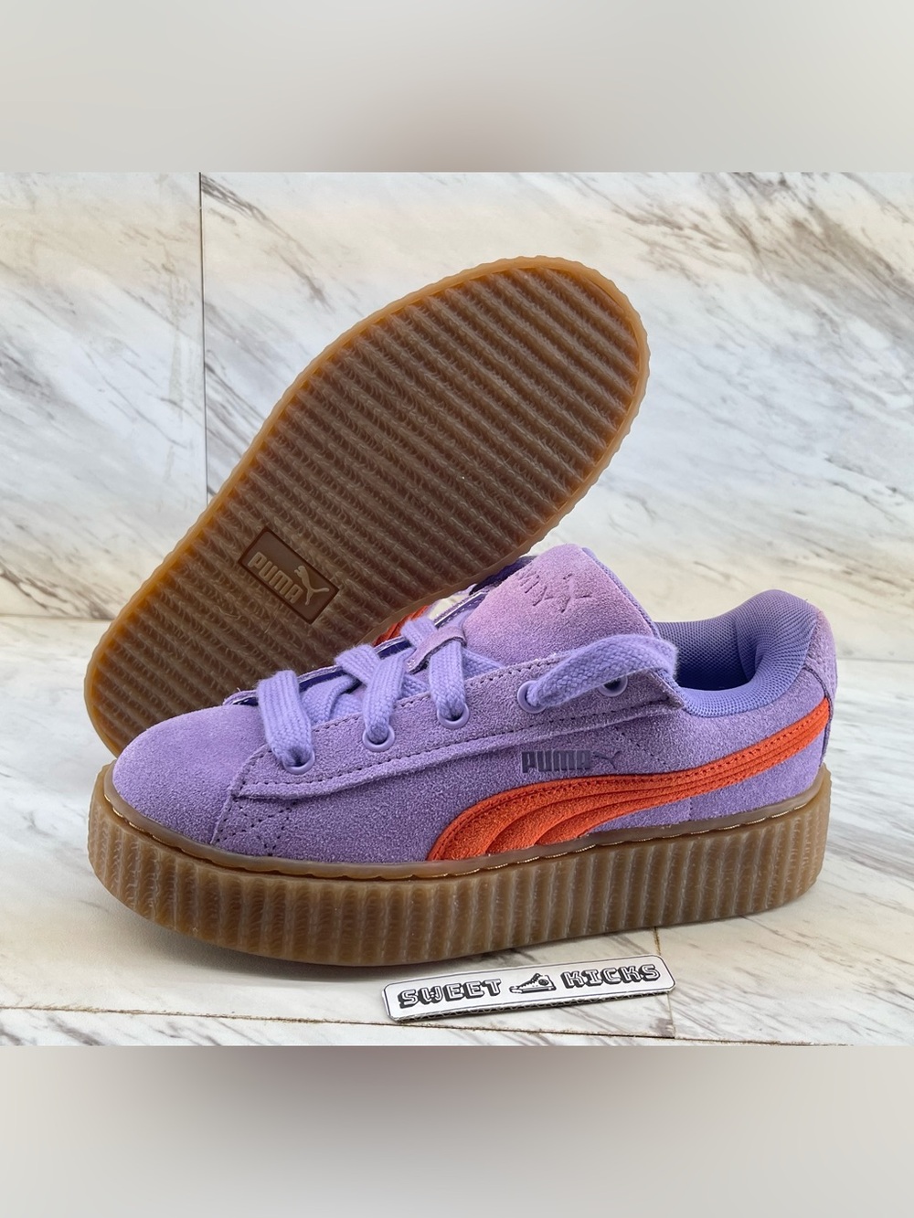 PUMA Creeper Phatty x Fenty Low Lavender Burnt Red